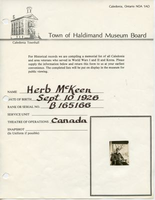 WWII - McKeen, Herb