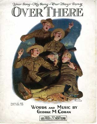 Sheet music for &quot;Over There&quot;