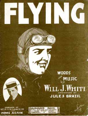 Sheet music for the song &quot;Flying&quot;