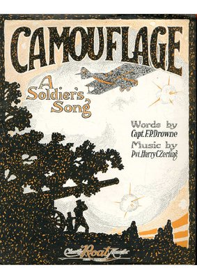 Sheet music for the song &quot;Camouflage: A soldiers song&quot;