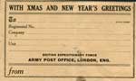 Xmas and New Years greeting telegram form