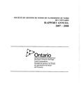 Annual report / Northern Ontario Heritage Fund Corporation 2007 - 2008
