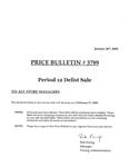 Price bulletin Liquor Control Board of Ontario. 2009 no. 3789