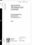 Acoustic technology course : environmental acoustics technology. 1975 - II
