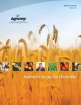 Rapport annuel / Agricorp. 2012 - 2013