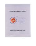 Annual report / Cancer Care Ontario. 1998 - 1999