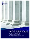 Rapport annuel / Aide juridique Ontario. 2013 - 2014
