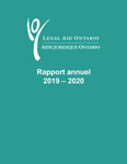 Rapport annuel / Aide juridique Ontario. 2019 - 2020
