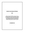 Report on HIV/AIDS in Ontario Robert S. Remis ... [et al.]. 2001