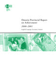 Ontario provincial report on achievement ... : English-language secondary schools. 2000 - 01
