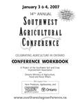 Annual Southwest Agricultural Conference conference workbook. 2007