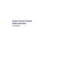 Cancer Care Ontario financial statements ... / [Office of the Provincial Auditor of Ontario]. 2010 - 2011