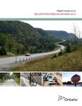 La sécurité routière en Ontario : rapport annuel ... 2012