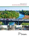 La sécurité routière en Ontario : rapport annuel ... 2014