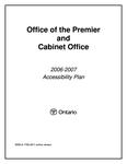 Accessibility plan Office of the Premier and Cabinet Office. 2006 - 07