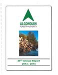 Annual report / Algonquin Forestry Authority. 2013 - 2014