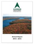 Annual report / Algonquin Forestry Authority. 2014 - 2015