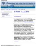 En relief Commission des relations de travail de l'Ontario. 200510 October