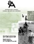 Annual report  / Ontario Arts Council = Rapport annuel / Conseil des arts de l'Ontario. 2000 - 2001