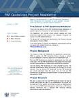 PAF guidelines project newsletter Financial Services Commission of Ontario. 2005 no. 01 Fall