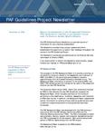 PAF guidelines project newsletter Financial Services Commission of Ontario. 2006 no. 04 Fall