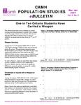 CAMH population studies ebulletin 2004 vol. 5 no. 02 March - April