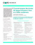 OQRE recherche : bulletin de recherche 2012 no. 08 Fvrier