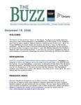 The buzz news about the Ontario Ministry of Agriculture, Food and Rural Affairs--University of Guelph Partnership. 2008 no. 01 December