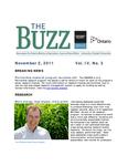 The buzz news about the Ontario Ministry of Agriculture, Food and Rural Affairs--University of Guelph Partnership. 2011 vol. 4 no. 03 November
