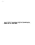 Livestock Financial Protection Board annual report. 2008 - 09