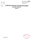 Livestock Financial Protection Board annual report. 2009 - 10