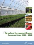 Agriculture Development Branch resource guide 2009 - 10
