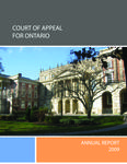 Annual report / Court of Appeal for Ontario. 2009