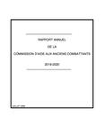 Rapport annuel de la Commission d'aide aux anciens combattants. 2019 - 2020