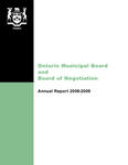 Annual report / Ontario Municipal Board 2008 - 2009