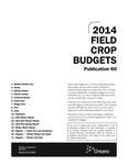 Field crop budgets. 2014
