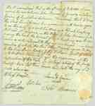 Handwritten agreement between John Beamer of Grimsby and Lewis Gerau of Grimsby- July 9, 1812,