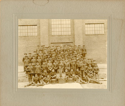 Group Photo Soldiers with Drums