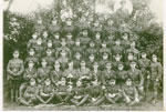 Group Photo Soldiers, 8 rows,taken outdoors, with inset