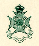 Royal Canadian Military Haldimand, paper stamp