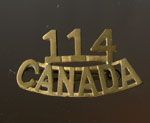 114th Battalion shoulder title