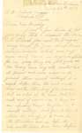 Handwritten letters from A.J. Long to Miss W. Buckley