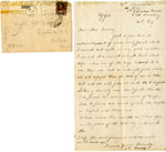Handwritten letters from S. J. Quel to Miss W. Buckley