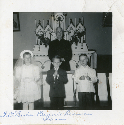 Inside St. Lawrence Parish, Deux Rivières, ON c.1957