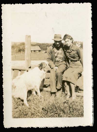 Couple on Mackey Station Homestead