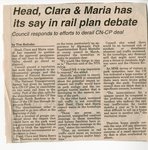 Head, Clara & Maria has its Say in Rail Plan Debate