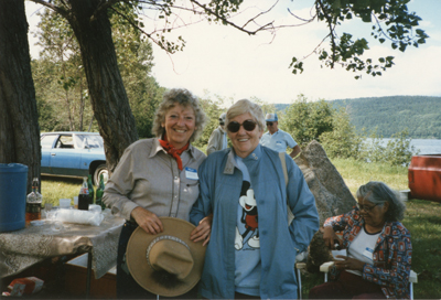 Mary Ellen Boudreau: Seniors Picnic Old Mackey's Park c.1985