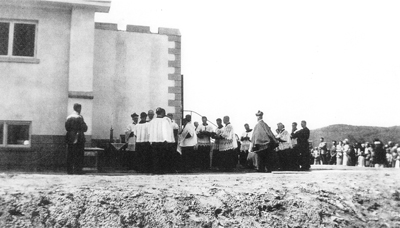 Opening Ceremonies for Our Lady of The Snows Church c.1950