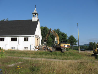 Demolition of Our Lady of the Snows Church