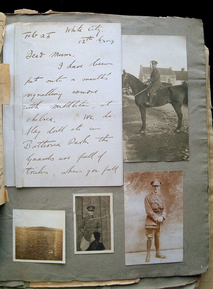 WWI Scrapbook - Hugh Salvin Calverley